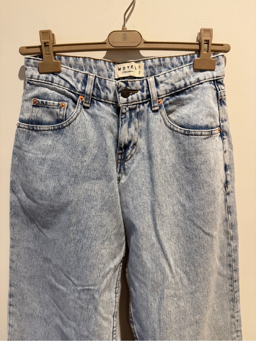 Motel Rocks Roomy Extra Wide Low Rise Jeans size 26 - Picture 3 of 11